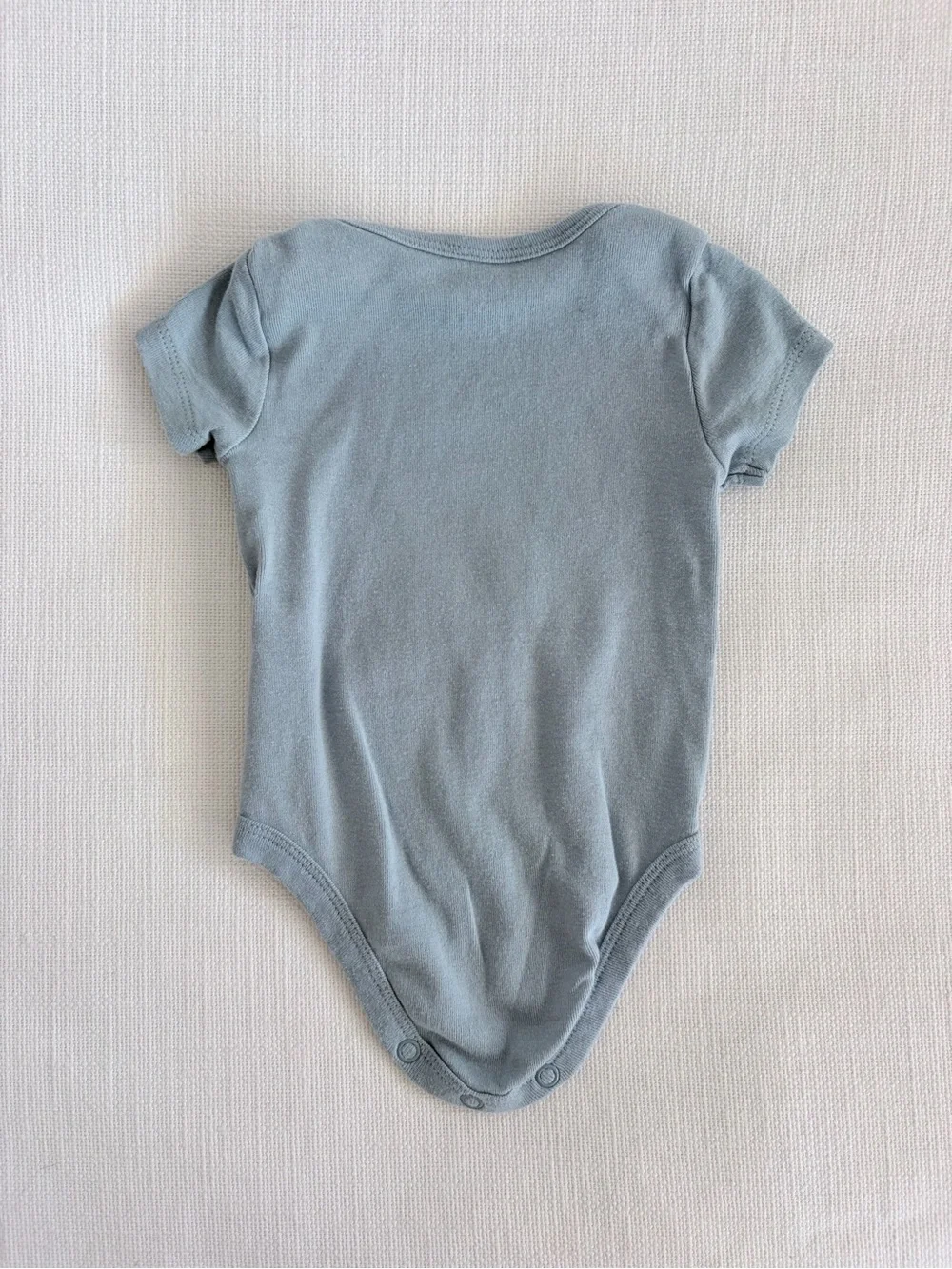 Little Planet Organic Carters Blue Short-Sleeve Baby Bodysuit